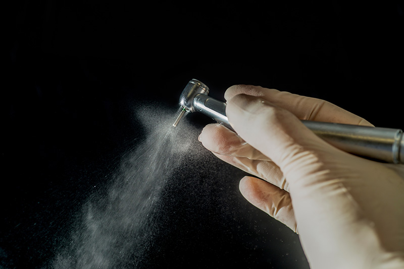 Close up of dental drill