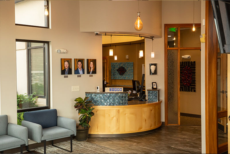 Shot of inside the dental practice
